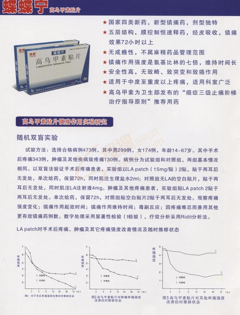 乌甲素贴片_福建金山生物制药股份有限公司【